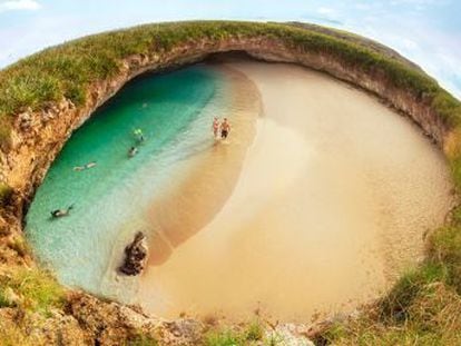 Las autoridades anuncian una nueva reserva de la biosfera y el blindaje de Playa del Amor