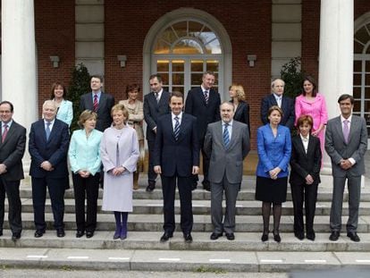 El Gobierno formado por Jos&eacute; Luis Rodr&iacute;guez Zapatero (en la imagen) en 2004 fue el primero paritario de la historia de Espa&ntilde;a.