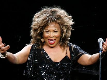 Tina Turner, en un concierto en Colonia (Alemania) el 14 de enero de 2009.
