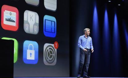 Craig Federighi, vicepresident de 'software' d'Apple.