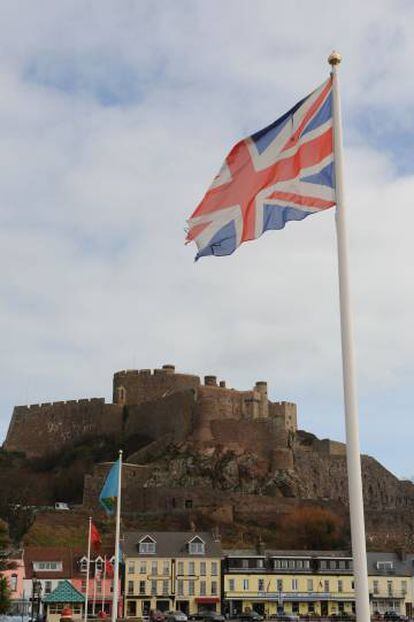 Puerto de la isla de Jersey