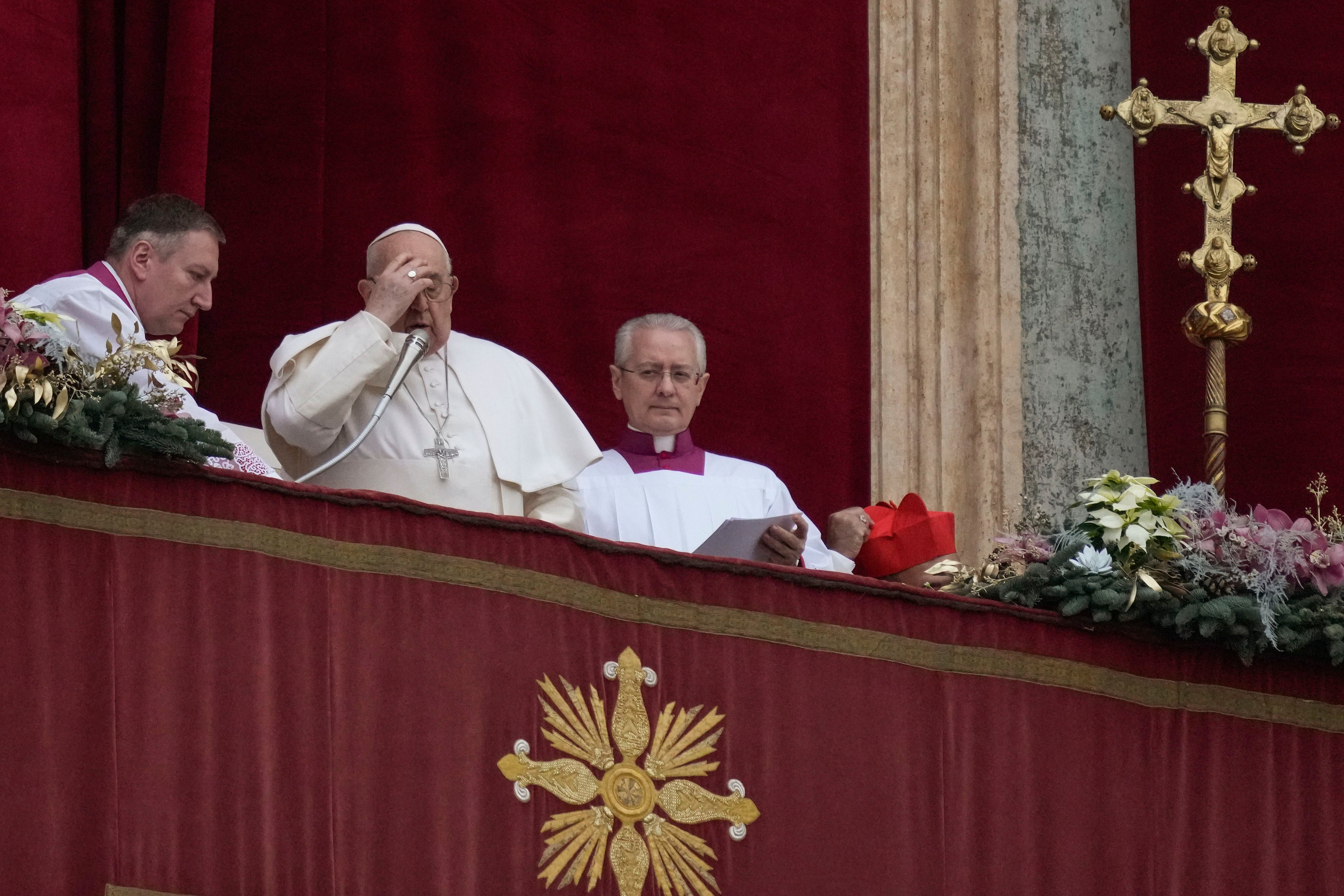 El papa Francisco este lunes en el Vaticano.