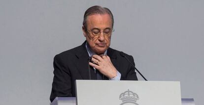 Florentino Pérez, presidente del Real Madrid. 