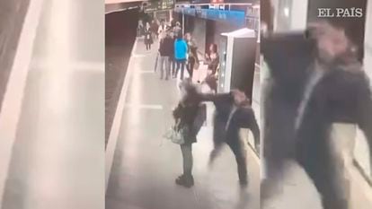Un hombre agrede indiscriminadamente a una decena de mujeres en el metro de Barcelona.