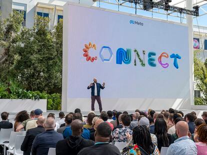 Andrew Bosworth, director de tecnología de Meta Platforms Inc., durante el evento Meta Connect en Menlo Park, California, el 27 de septiembre.