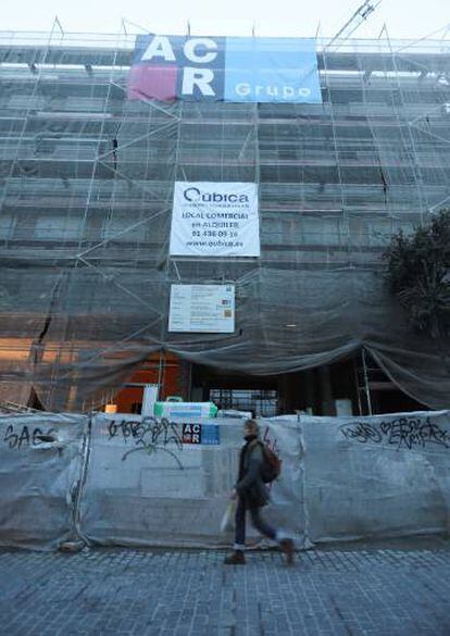 Hotel en construcción en Lavapiés.
