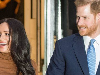 El príncipe Harry y Meghan Markle, duques de Sussex.