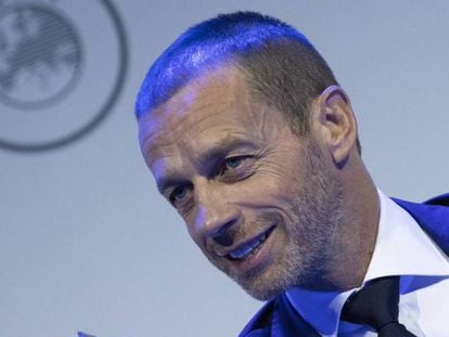 El presidente de la UEFA, Aleksander Ceferin