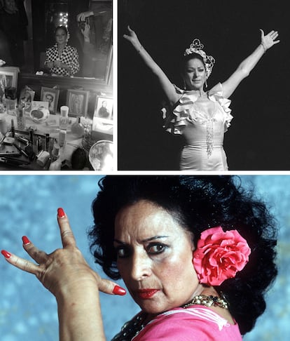 En el camerino del teatro Victoria de Madrid, en 1979; en 1983, durante la representación de ‘La Casta’ en Madrid; y en abril de 1994.
