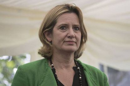 La ministra del Interior británica, Amber Rudd.