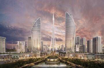 Imagen virtual del proyecto de Calatrava para Dubái.