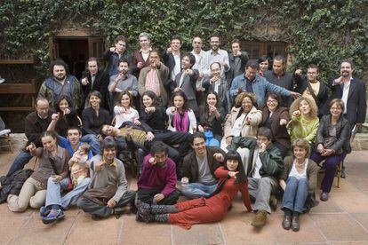 Foto de grupo de los integrantes de la lista Bogotá 39 de 2007.