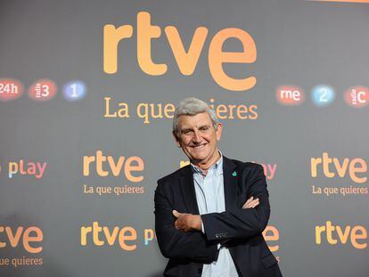 José Manuel Pérez Tornero, durante la presentación de la temporada 2022-23 de RTVE, en septiembre pasado.
