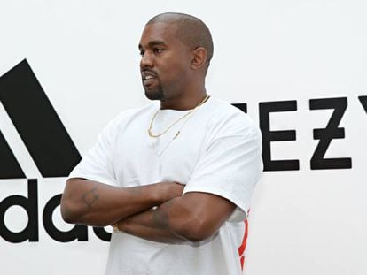 El rapero Kanye West, durante la presentación de Yeezy para Adidas.