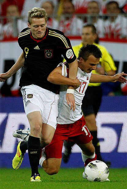 Schürrle, con el '9' de Alemania.