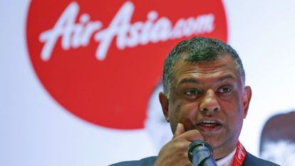 El malasio Tony Fernandes, fundador de la aerolínea AirAsia.