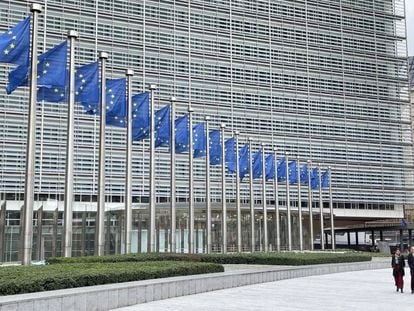 Exterior de la Comisión Europea.