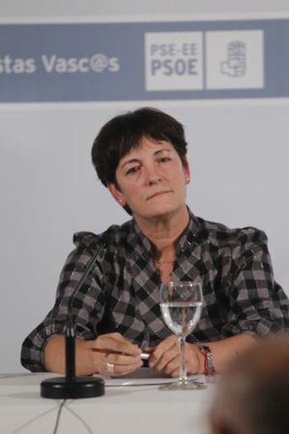 La viceconsejera Lourdes Auzmendi.