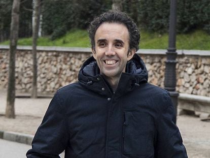 Alejandro Bolaños, en el parque del Retiro el pasado 13 de enero