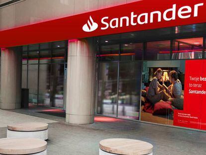 Sucursal de Santander Bank Polska, la filial del banco español en Polonia.
