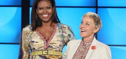 Michelle Obama y Ellen DeGeneres.
