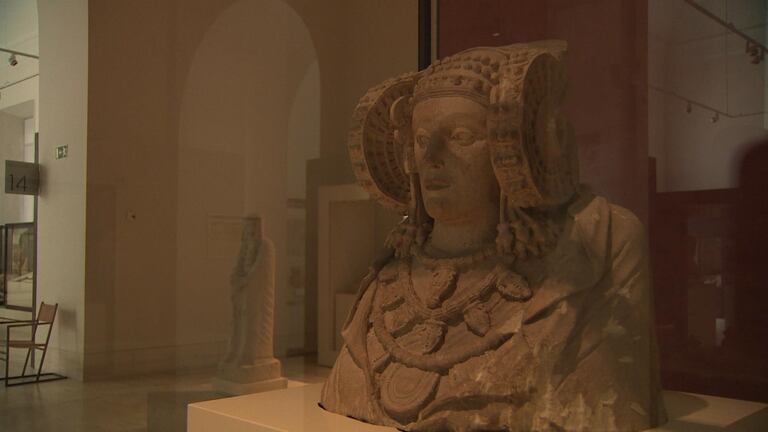 Imagen de la Dama de Elche en el Museo Arqueológico Nacional, uno de los centros que permanecerán cerrados.