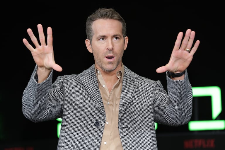 Ryan Reynolds durante una conferencia de prensa en Seúl en diciembre de 2019.