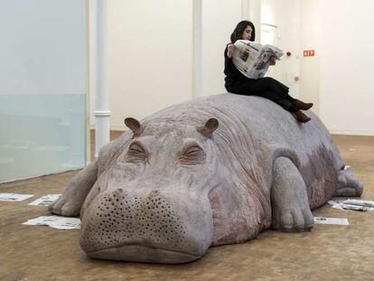 'Hope Hippo' (2005), de Allora & Calzadilla.