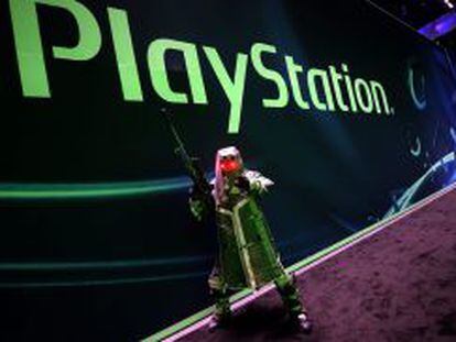 Vista del personaje Helghast Sniper del videojuego de Sony Playstation Killzone Shadow Fall durante la Feria E3 en Los &Aacute;ngeles.