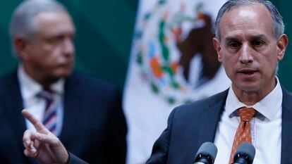 Hugo López-Gatell habla durante una rueda de prensa matutina, el 17 de mayo de 2022, en Ciudad de México.