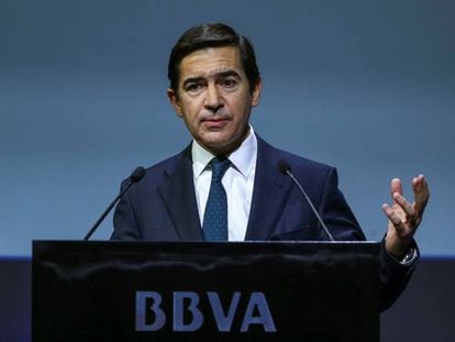 Carlos Torres, presidente del BBVA. En vídeo, sus declaraciones sobre el escándalo de Villarejo.