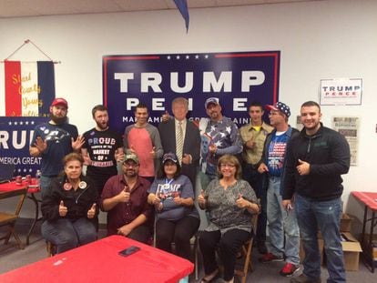 Los voluntarios del Partido Republicano en Canton (Ohio).