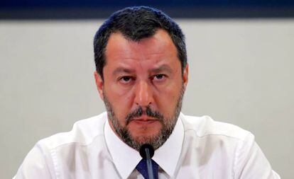 Matteo Salvini, el pasado 15 de julio.  
