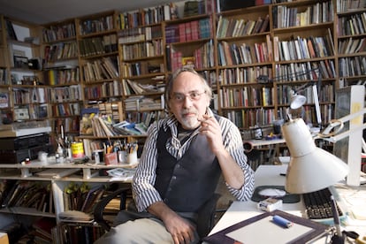 El dibujante Art Spiegelman, en 2008 en su estudio de Nueva York.