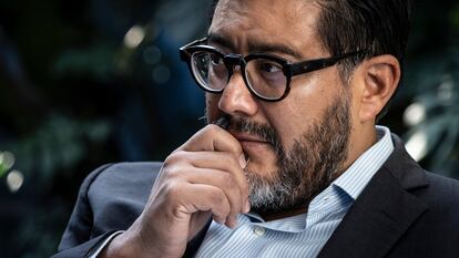 El magistrado Reyes Rodríguez Mondragón durante una entrevista para EL PAÍS en agosto de 2021.