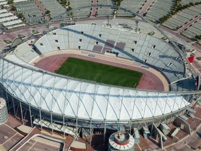 Vista del estadio Jalifa donde se disputar&aacute; el mundial.