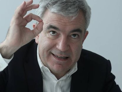 Luis Garicano., candidato de Cs a las elecciones al Parlamento Europeo. Foto: Uly Martín.