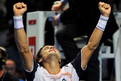 Ferrer celebra el triunfo