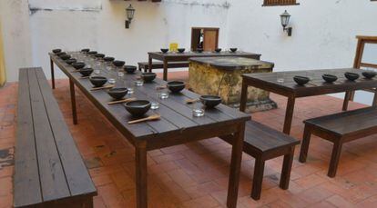  &#039;La &uacute;ltima cena&#039;, de Terry Berkowitz, en el Museo de la Inquisici&oacute;n de Cartagena.