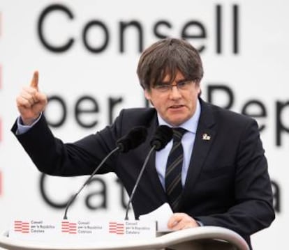 El expresidente de la Generalitat Carles Puigdemont.
