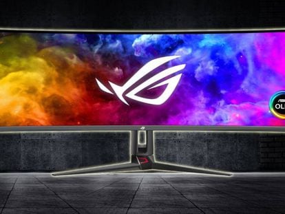 ASUS presenta el mejor monitor gaming: panel QD-OLED curvado de 49 pulgadas y más