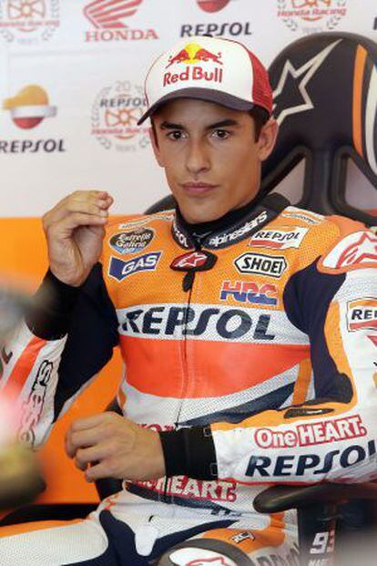 Marc Márquez, en Indianapolis.