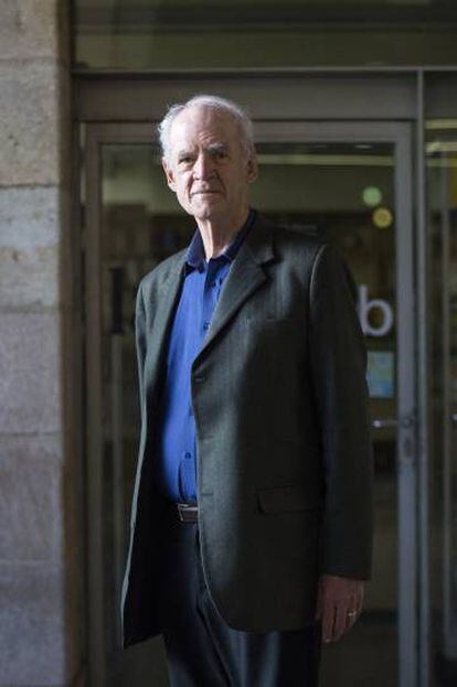 El escritor y filósofo canadiense Charles Taylor, en Barcelona en agosto de 2015.