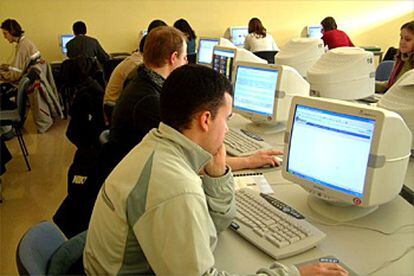 Aula de la Universidad de Extremadura