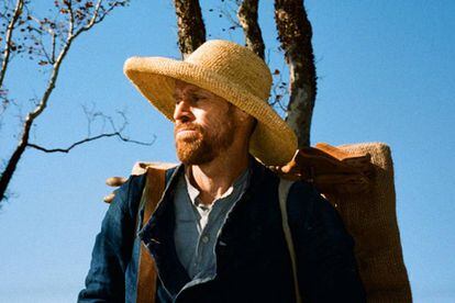 Willem Dafoe, como Vincent Van Gogh.