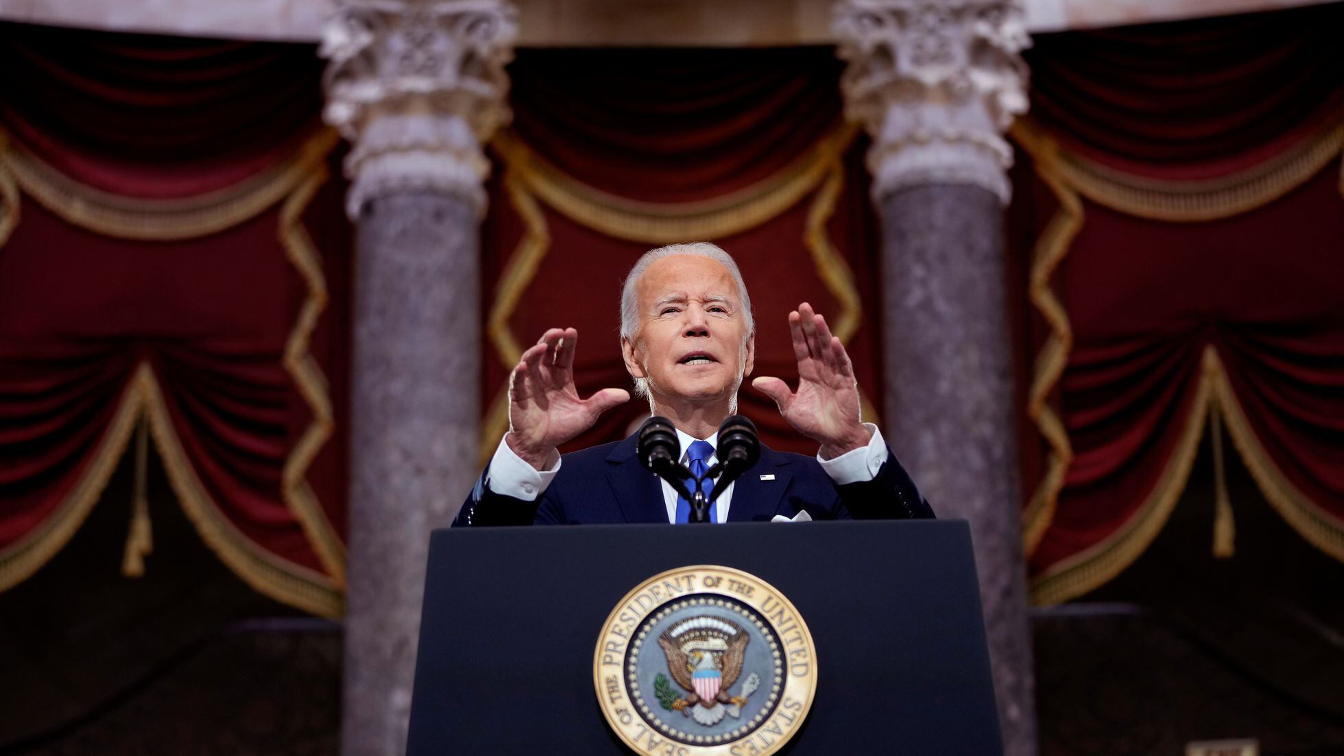 Capitolio: Biden acusa a Trump de atacar la democracia tejiendo una “red de  mentiras” | Internacional | EL PAÍS