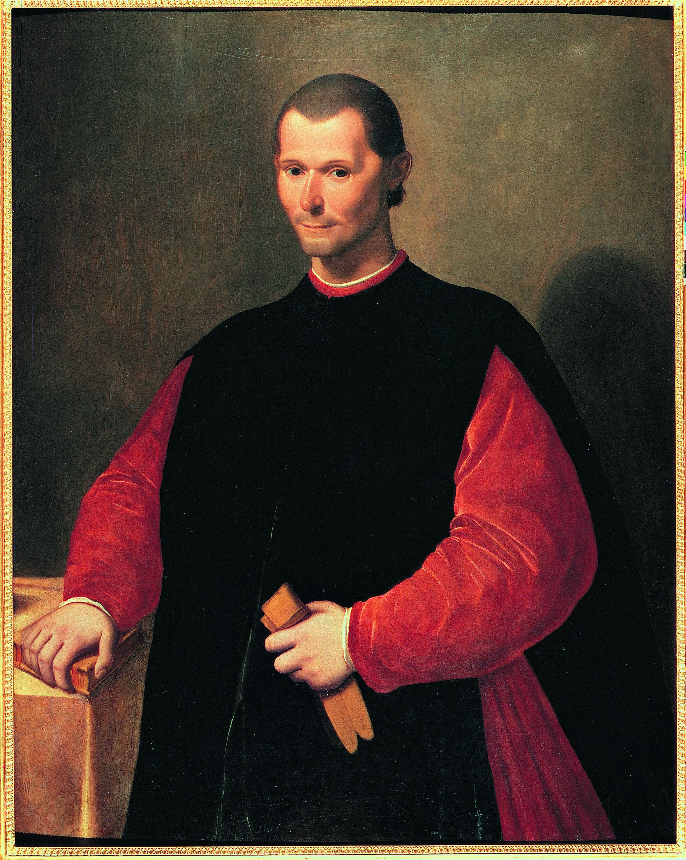 'Retrato de Maquiavelo', de Santi di Tito. Palazzo Vecchio, Florencia.