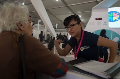 Una feria de Afores en Ciudad de México.