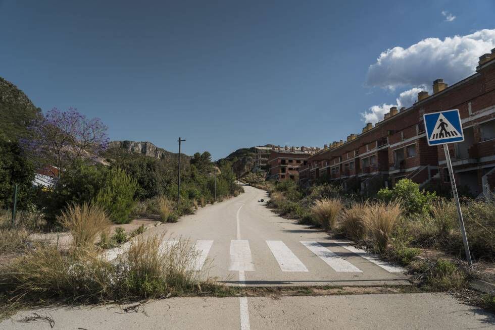 Urbanització abandonada a Pego, Alacant.