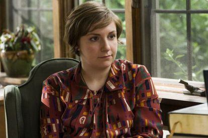 Lena Dunham, en la serie 'Girls'.